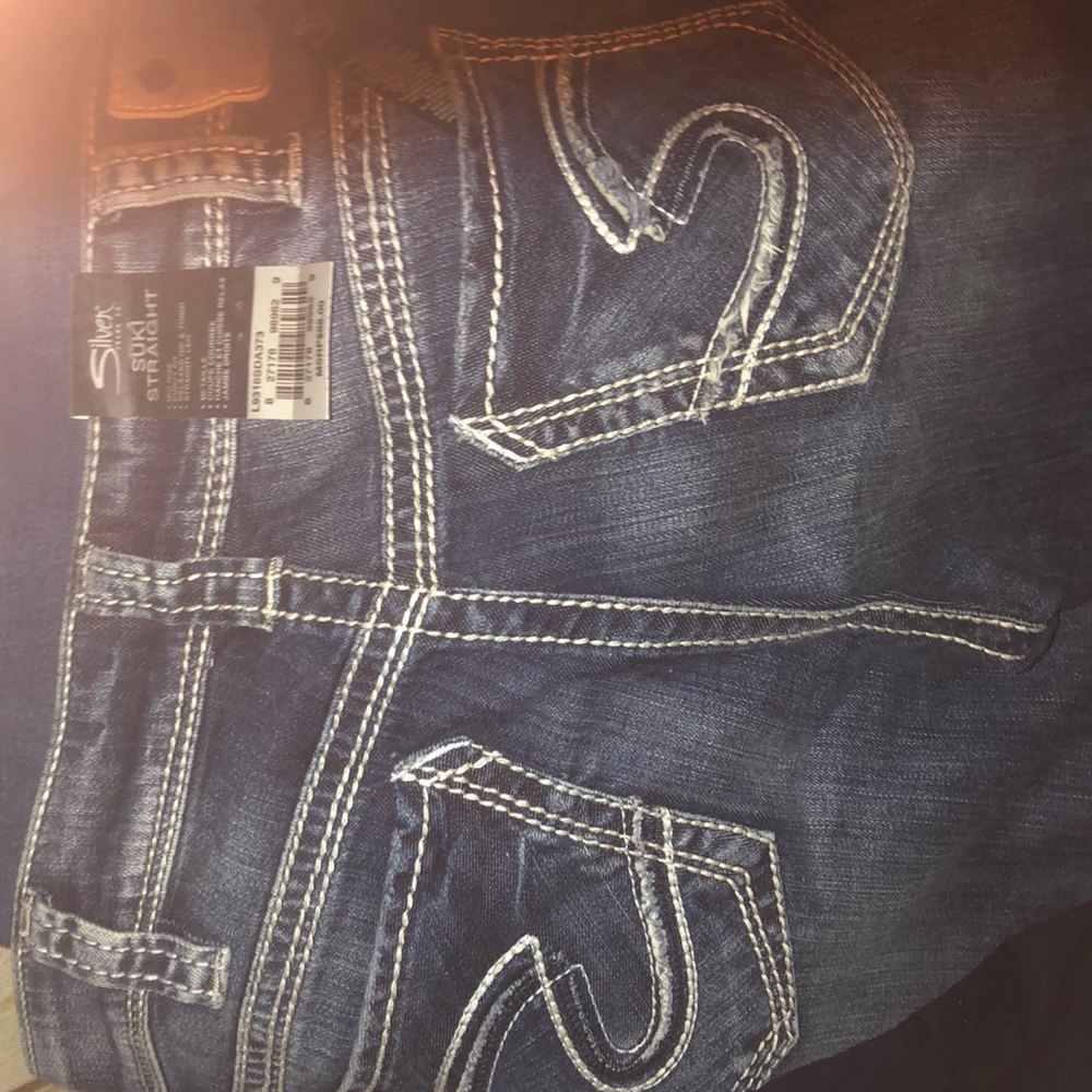 Two brand new never worn tags attached msrp $88 Silver jeans32/32 $55 each